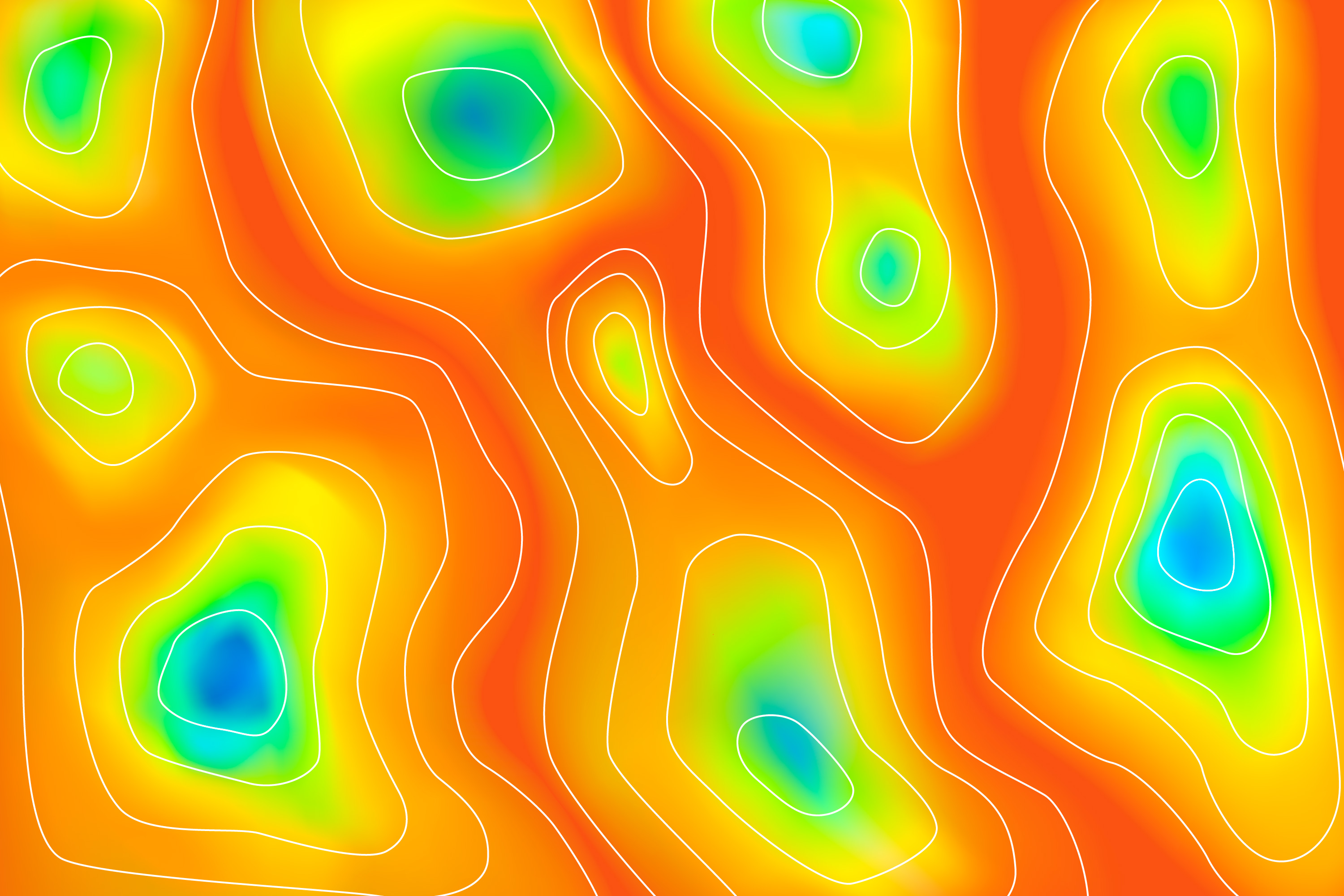Infrared thermography heat map of electrical equipment